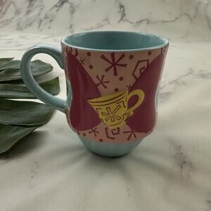 Disney Minnie Mouse Main Attraction Tea Cups Coffee Mug Pink Blue